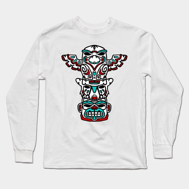 Totem Long Sleeve T-Shirt by NateArtDesign